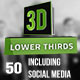 3D Lower Thirds (50 Items) 3D Lower Thirds (50 Items) - VideoHive Item for Sale