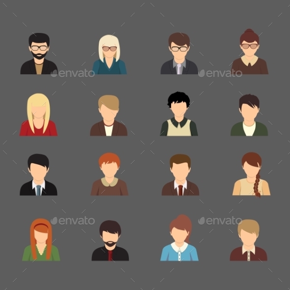 GraphicRiver Social Avatars 9817330 GraphicRiver Social Avatars 9817330