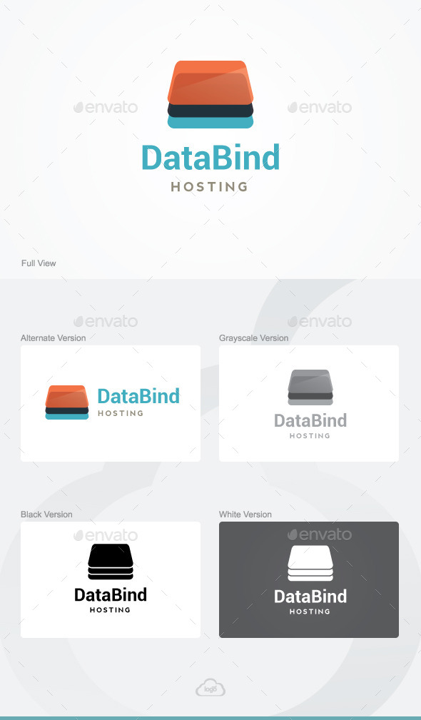 GraphicRiver Data Bind Logo Template 9818075 GraphicRiver Data Bind Logo Template 9818075