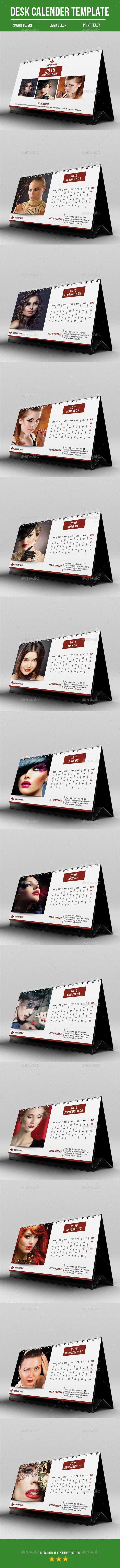 GraphicRiver Desk Calender For 2015 9818077 GraphicRiver Desk Calender For 2015 9818077