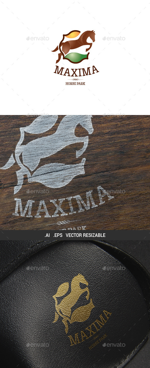 GraphicRiver Horse Park Logo Template 9818080 GraphicRiver Horse Park Logo Template 9818080