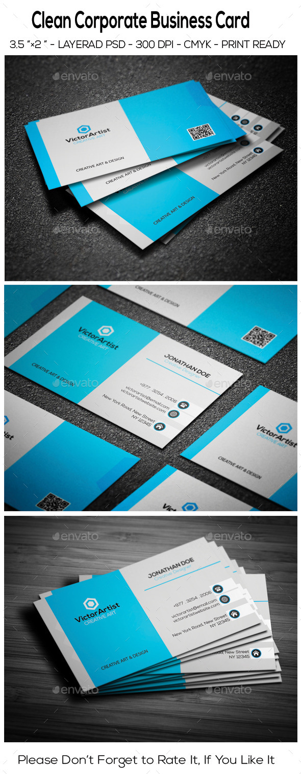 GraphicRiver Clean Corporate Business Card 9818153 GraphicRiver Clean Corporate Business Card 9818153