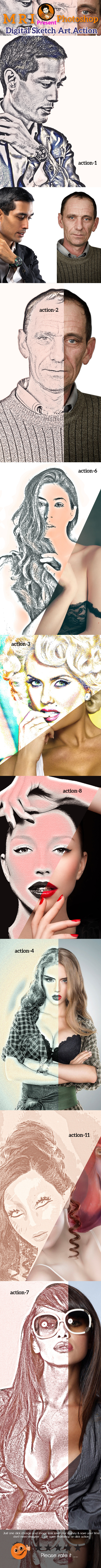 GraphicRiver Digital Sketch Art Action 9769082 GraphicRiver Digital Sketch Art Action 9769082