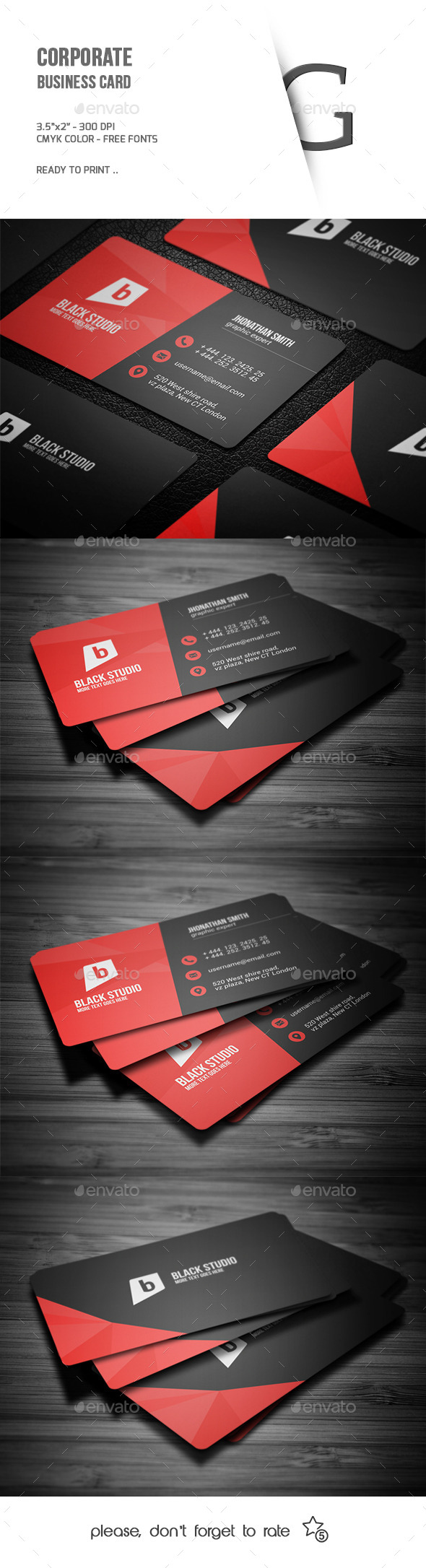 GraphicRiver Corporate Business Card 9818649 GraphicRiver Corporate Business Card 9818649