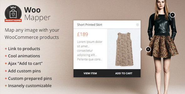 WooMapper - WordPress Plugin, Display WooCommerce Products, Add Pins To Images, Shop With Style