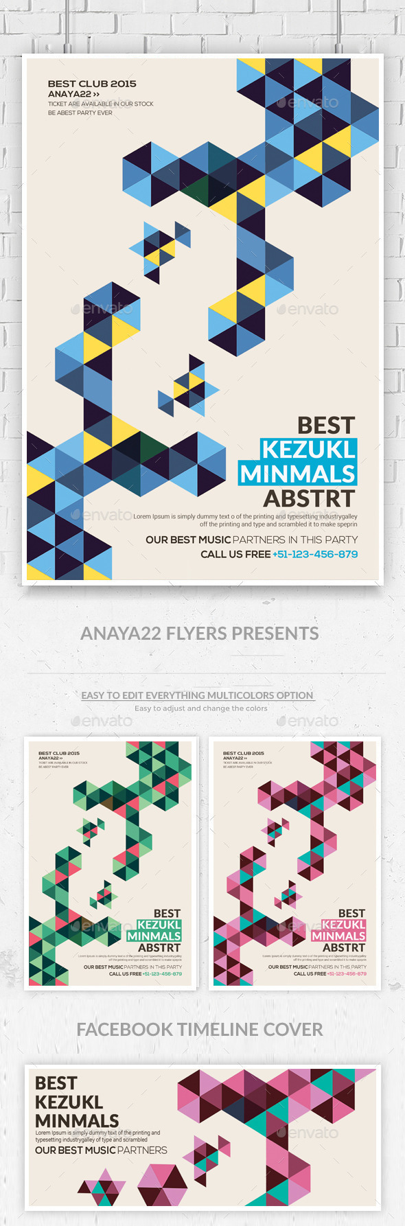 GraphicRiver Minimal Abstract Flyer Templates 9777284 GraphicRiver Minimal Abstract Flyer Templates 9777284