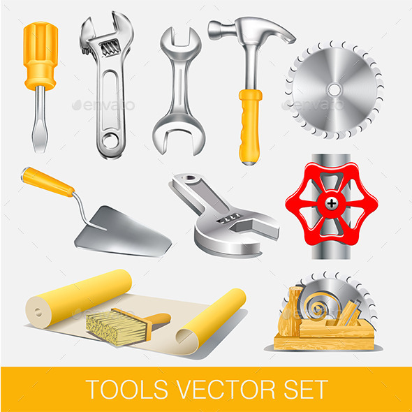 GraphicRiver Tools Set 9819210 GraphicRiver Tools Set 9819210