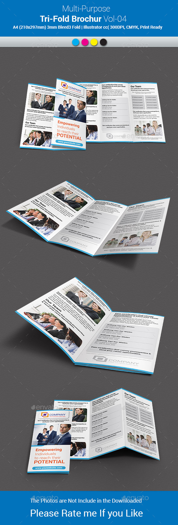 Multipurpose Business Tri-Fold Brochure Vol-04 Multipurpose Business Tri-Fold Brochure Vol-04