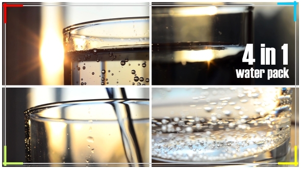 Bubble Water at Sunset Pack 4 in 1 Bubble Water at Sunset Pack 4 in 1