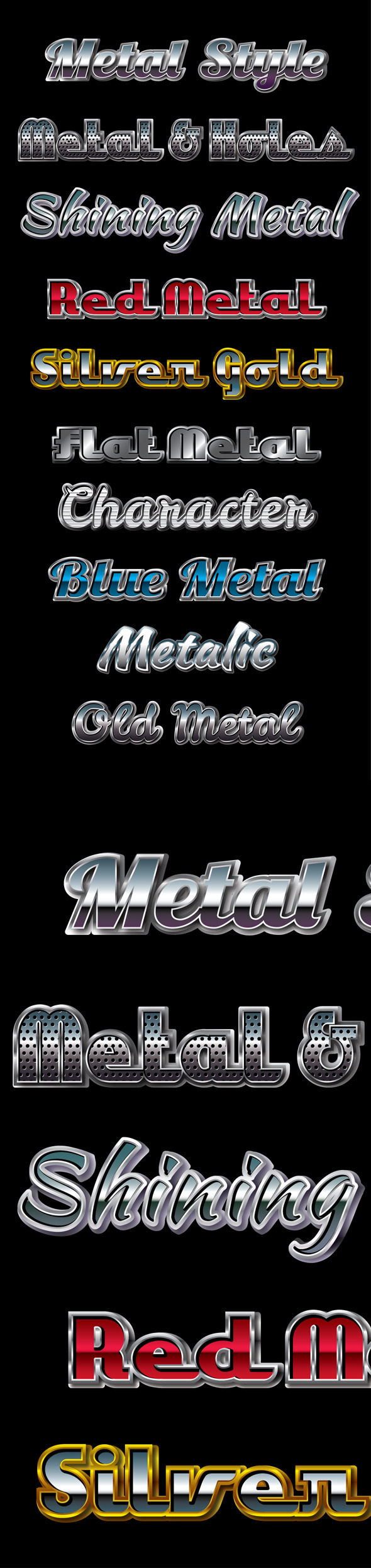Metal Graphic Styles for Ai Metal Graphic Styles for Ai