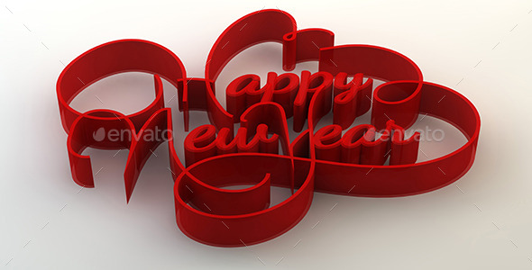 GraphicRiver Happy New Year 3D Text 9821813 GraphicRiver Happy New Year 3D Text 9821813
