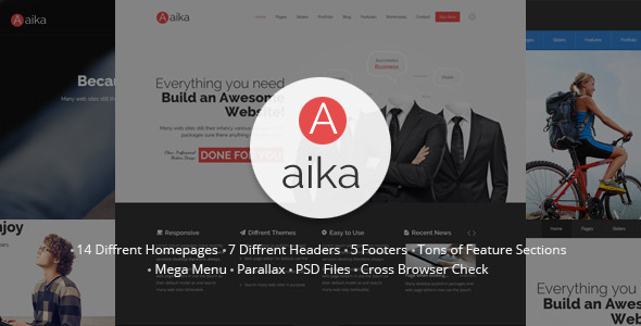 aaika - responsive multipurpose html5 template 