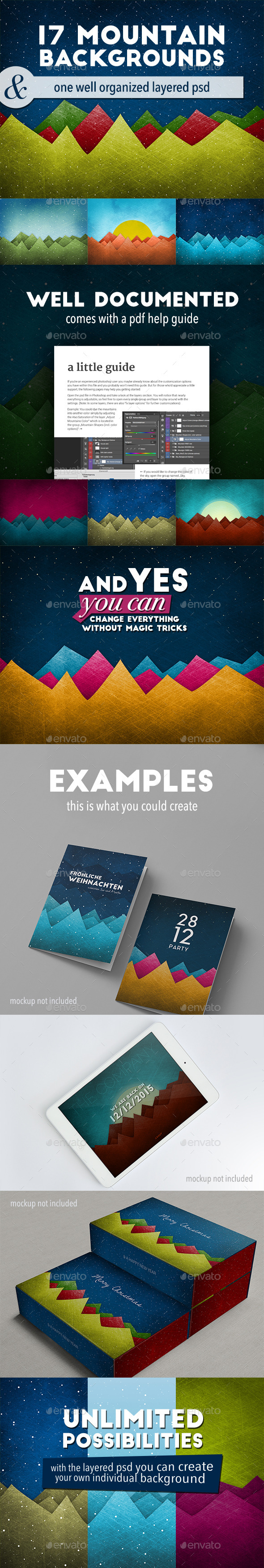 GraphicRiver Layered Mountain Landscape 9822142 GraphicRiver Layered Mountain Landscape 9822142