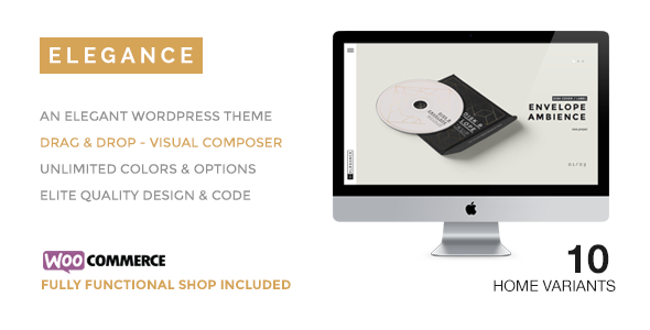 ELEGANCE A Creative WordPress Theme with Shop ELEGANCE A Creative WordPress Theme with Shop