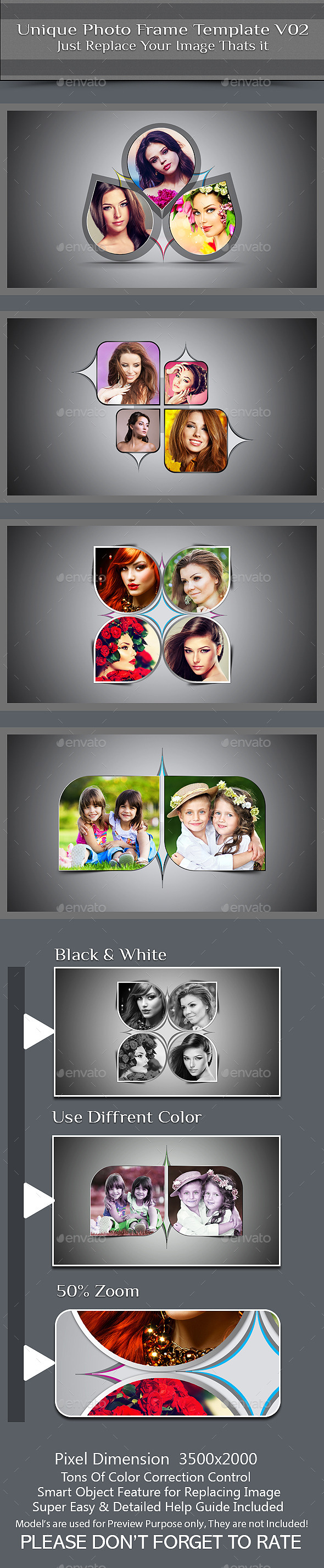 GraphicRiver Unique Photo Frame Template V02 9822476 GraphicRiver Unique Photo Frame Template V02 9822476
