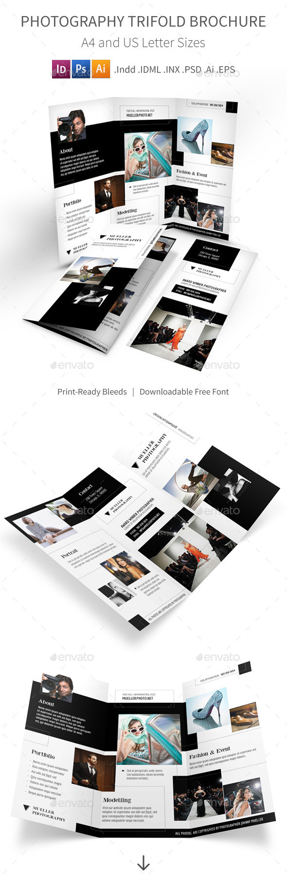 GraphicRiver Photography Studio Trifold Brochure 9822801 GraphicRiver Photography Studio Trifold Brochure 9822801