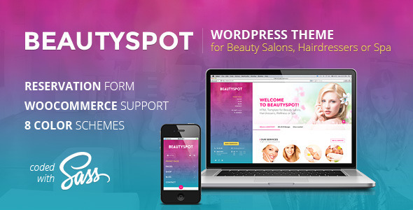BeautySpot WordPress Theme for Beauty Salons BeautySpot WordPress Theme for Beauty Salons