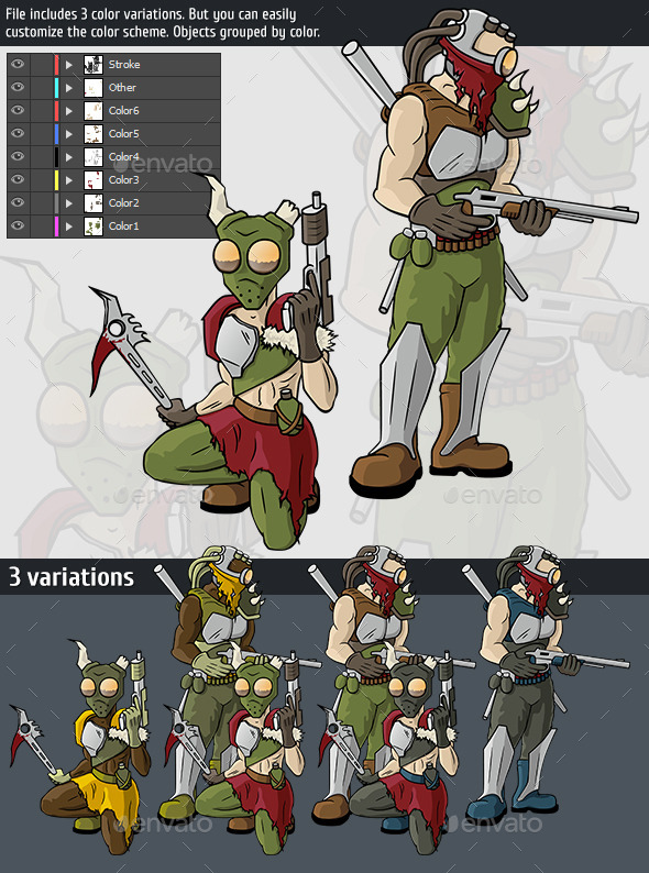 GraphicRiver Techno Barbarians 9779023 GraphicRiver Techno Barbarians 9779023