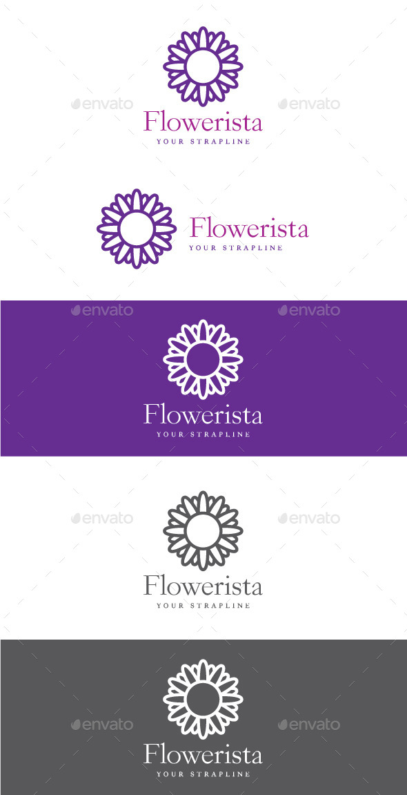 GraphicRiver Flowerista Logo 9825726 GraphicRiver Flowerista Logo 9825726