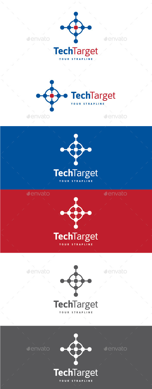 GraphicRiver Tech Target Logo 9826243 GraphicRiver Tech Target Logo 9826243