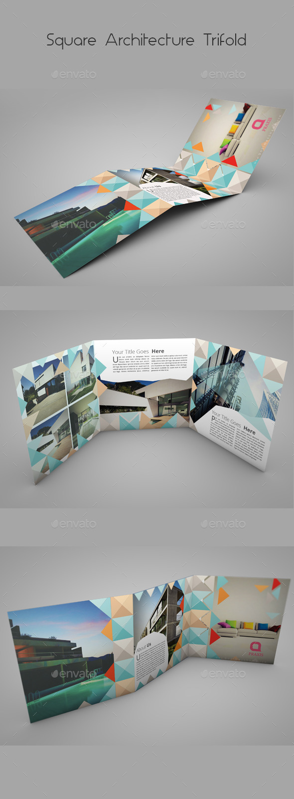 GraphicRiver Square Architecture Trifold 9826291 GraphicRiver Square Architecture Trifold 9826291