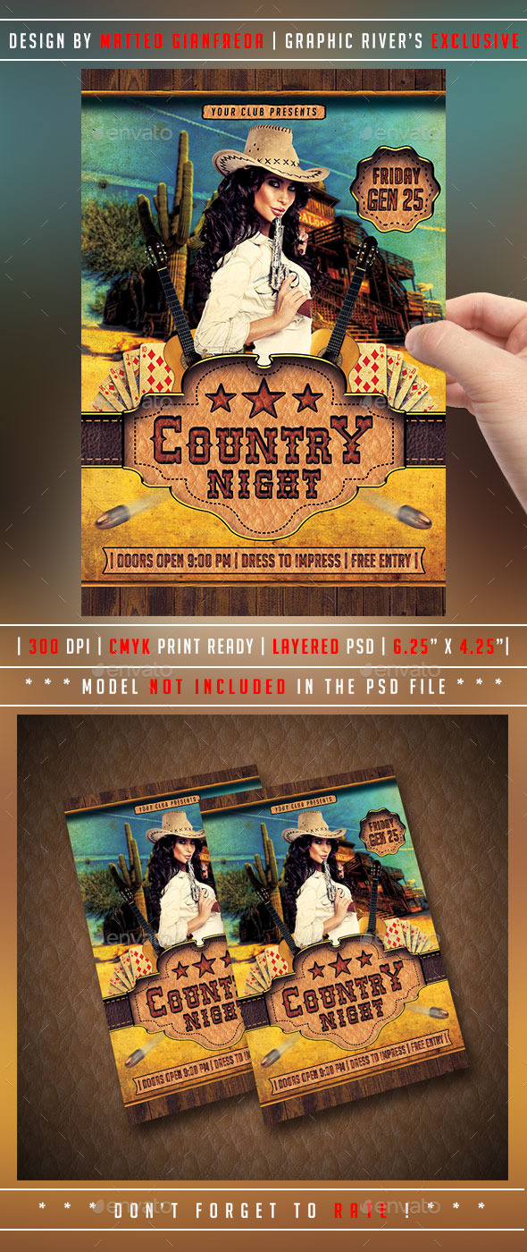 GraphicRiver Country Flyer 9827998 GraphicRiver Country Flyer 9827998