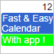 Fast & Easy Calendar with app Fast & Easy Calendar with app - CodeCanyon Item for Sale