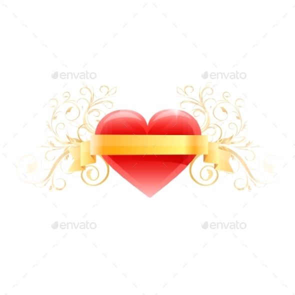 GraphicRiver Red Heart 9829301 GraphicRiver Red Heart 9829301