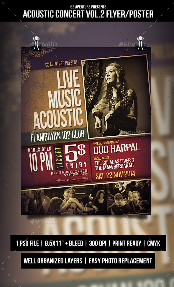GraphicRiver Acoustic Concert Flyer Poster Vol.2 9830355 GraphicRiver Acoustic Concert Flyer Poster Vol.2 9830355