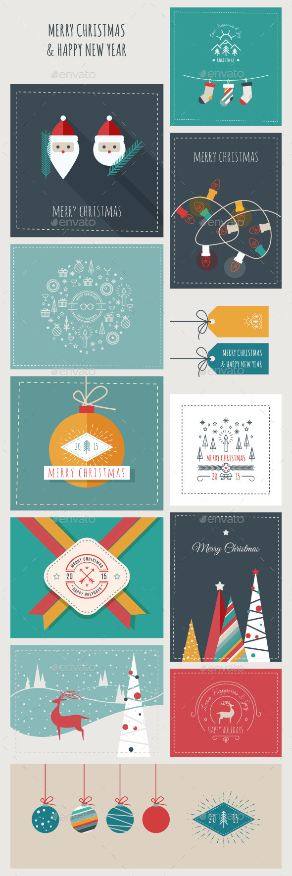GraphicRiver New Year and Christmas Greeting Cards and Banners 9793384 GraphicRiver New Year and Christmas Greeting Cards and Banners 9793384