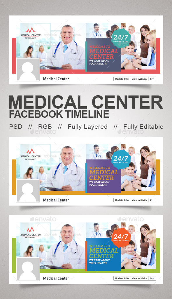 GraphicRiver Medical Center Timeline 9834239 GraphicRiver Medical Center Timeline 9834239
