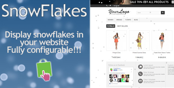 CodeCanyon SnowFlakes Prestashop 9834369 CodeCanyon SnowFlakes Prestashop 9834369