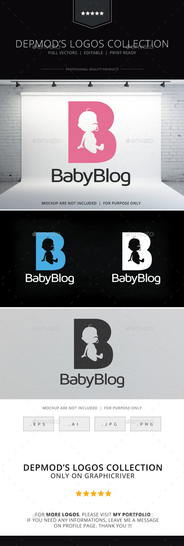 GraphicRiver Baby Blog Logo 9835329 GraphicRiver Baby Blog Logo 9835329