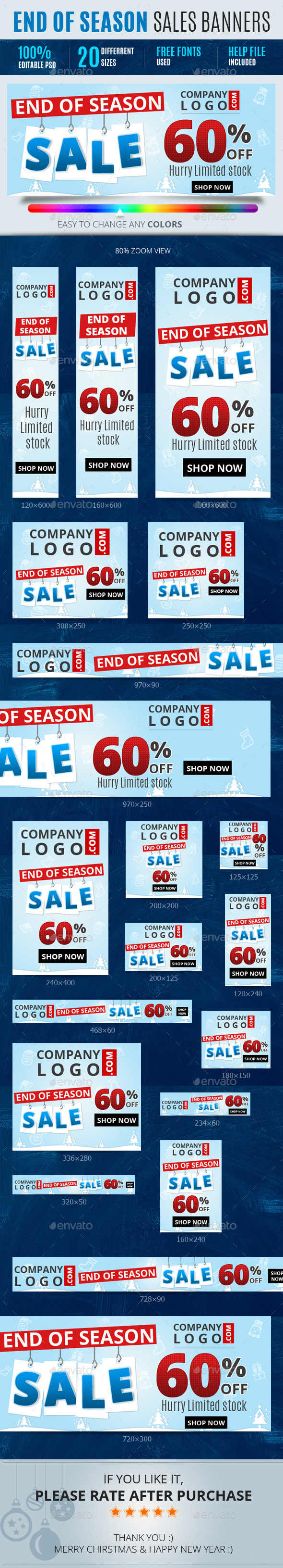 GraphicRiver End of Season Sale Web Banners 9835618 GraphicRiver End of Season Sale Web Banners 9835618