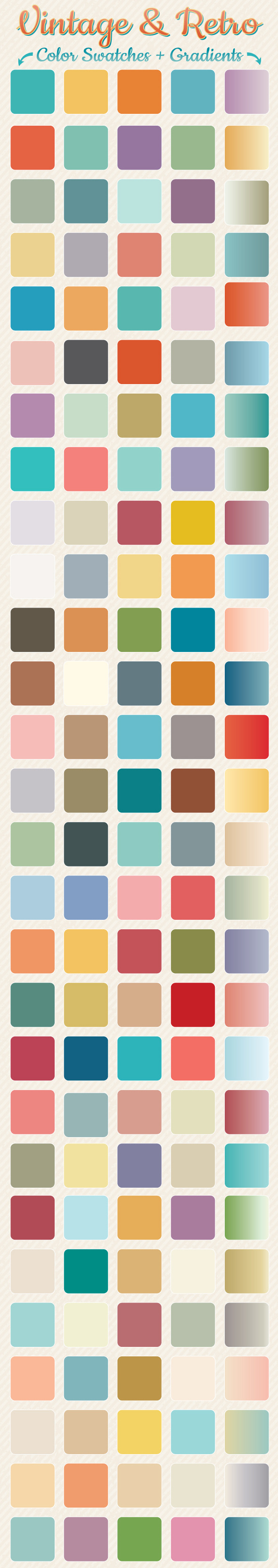 GraphicRiver Vintage & Retro Gradients & Color Swatches 9835790 GraphicRiver Vintage & Retro Gradients & Color Swatches 9835790