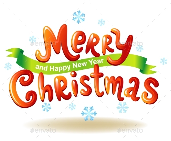 GraphicRiver Merry Christmas Glossy Inscriptions 9835826 GraphicRiver Merry Christmas Glossy Inscriptions 9835826