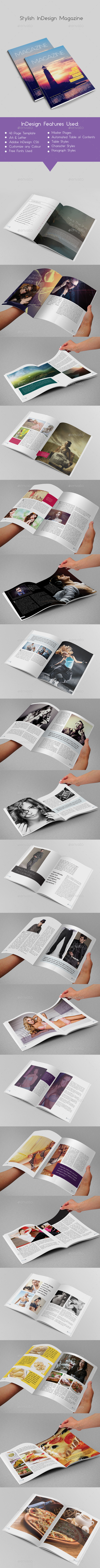 GraphicRiver Stylish InDesign Magazine 40 Pages 9798287 GraphicRiver Stylish InDesign Magazine 40 Pages 9798287