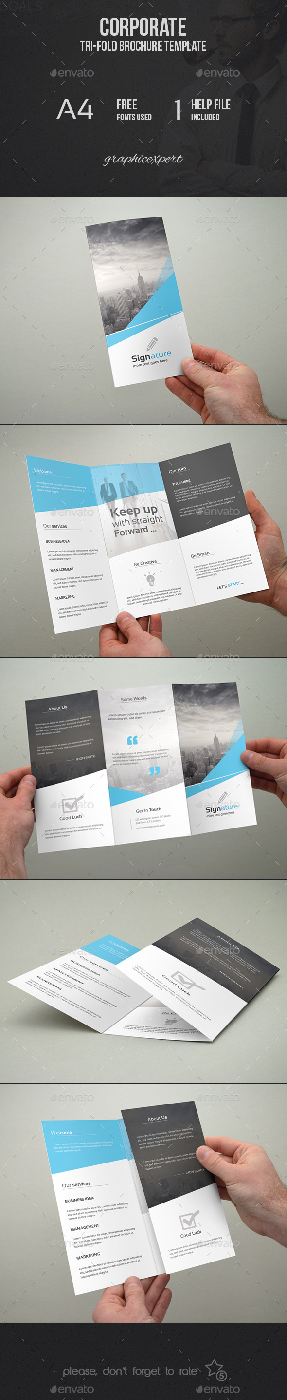 GraphicRiver Corporate Tri-Fold Brochure Template 9836085 GraphicRiver Corporate Tri-Fold Brochure Template 9836085