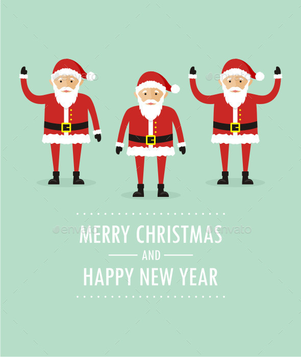 GraphicRiver Flat Design Santa Claus 9837792 GraphicRiver Flat Design Santa Claus 9837792