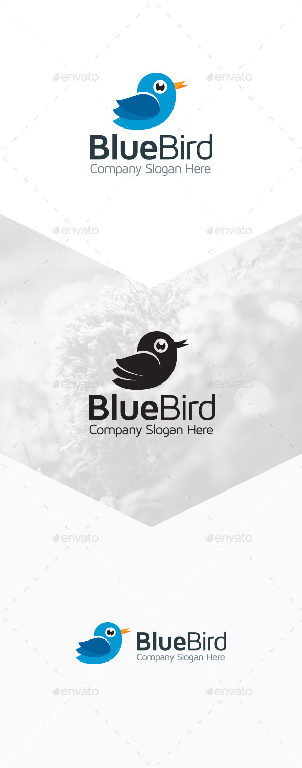 GraphicRiver Blue Bird Logo 9801624 GraphicRiver Blue Bird Logo 9801624