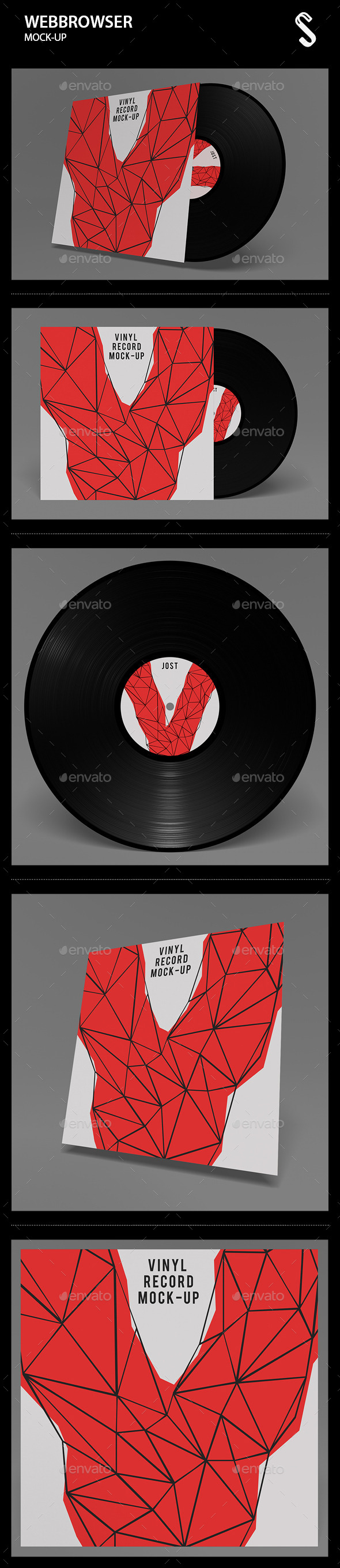 GraphicRiver Vinyl Record Mockups 9840312 GraphicRiver Vinyl Record Mockups 9840312
