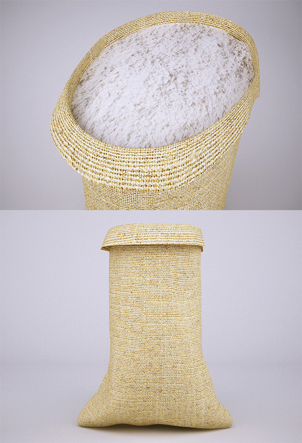 3DOcean Flour Sack VrayC4D 9840624 3DOcean Flour Sack VrayC4D 9840624