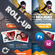 winter tour roll-up templates - graphicriver item for sale