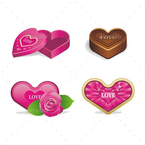 GraphicRiver Love Icons Set 9842329 GraphicRiver Love Icons Set 9842329