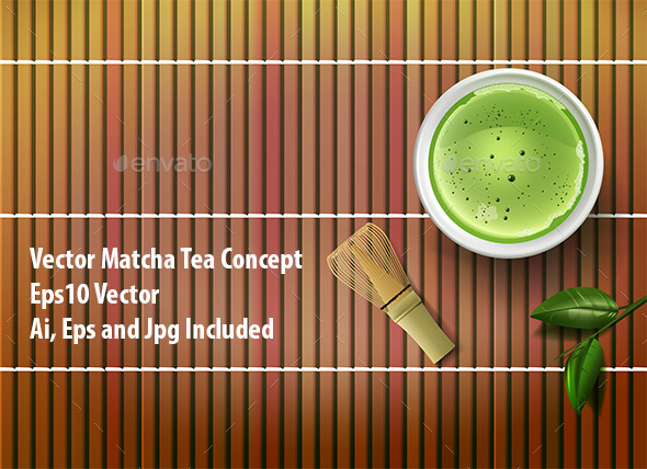 GraphicRiver Matcha Tea 9842910 GraphicRiver Matcha Tea 9842910