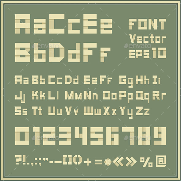 GraphicRiver Font Set 9843743 GraphicRiver Font Set 9843743