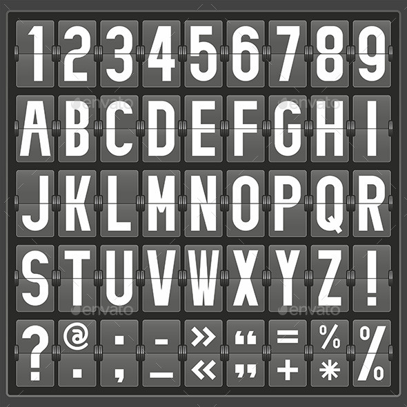 GraphicRiver Alphabet Mechanical Panel 9843747 GraphicRiver Alphabet Mechanical Panel 9843747