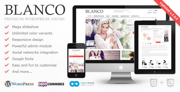 Blanco Responsive WordPress Woo E-Commerce Theme Blanco Responsive WordPress Woo E-Commerce Theme
