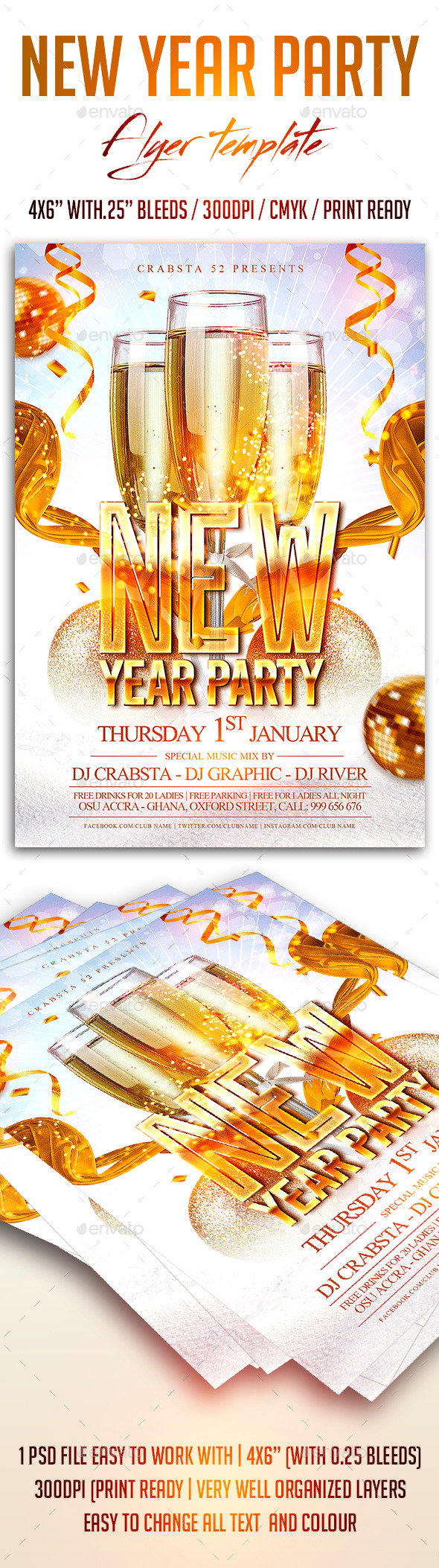 GraphicRiver New Year Party Flyer Template 9844219 GraphicRiver New Year Party Flyer Template 9844219