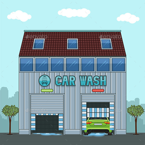 GraphicRiver Car Wash 9844595 GraphicRiver Car Wash 9844595